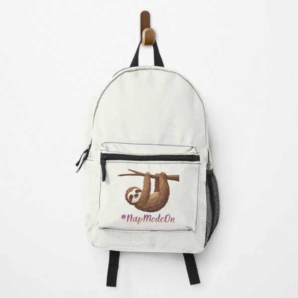 Item preview, Funny Sloth Design with Hashtag NapModeOn Lazy Vibes designed and sold by Inkspaced.