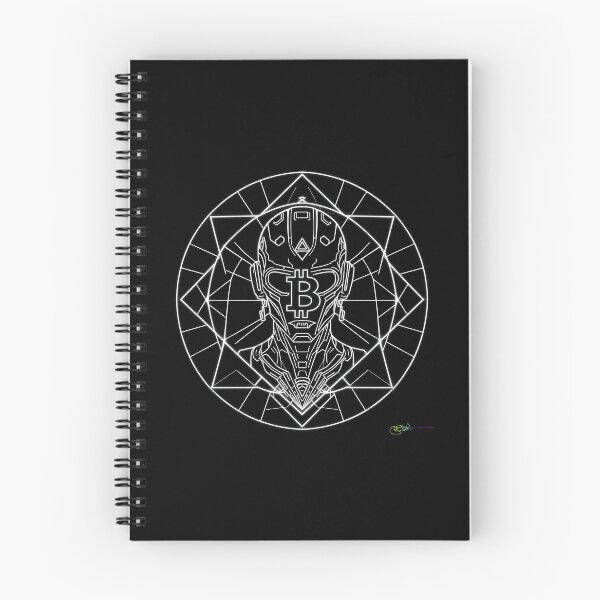 Item preview, Bitcoin Oracle Sacred Geometry – Futuristic Crypto Commander Artwork designed and sold by Benito Del Ray.