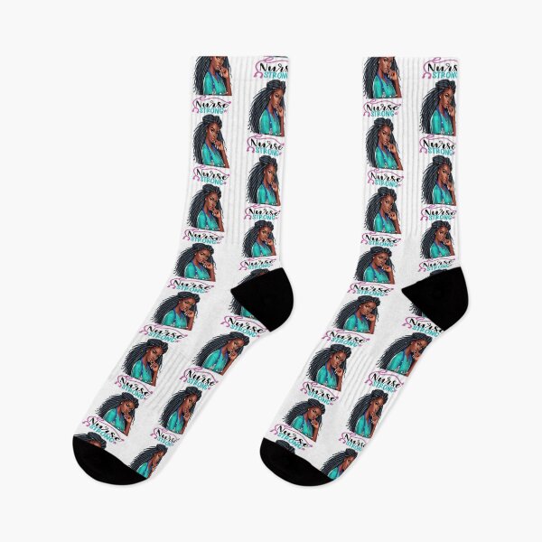 Item preview, Nurse Strong | Black Nurse Empowerment Art designed and sold by Lulunza.