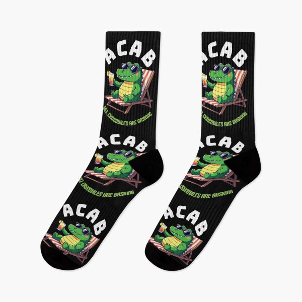 Item preview, ACAB All Crocodiles Are Basking designed and sold by WednesdayAndYou.