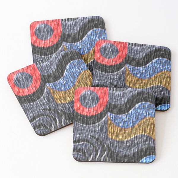 Item preview, part abstract bark 1.1 colorful geometric design designed and sold by SmashingDeals.