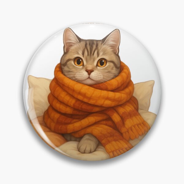 Item preview, Wrapped in Purrfection – Cozy Cat Fall Design designed and sold by MagicMeow1.