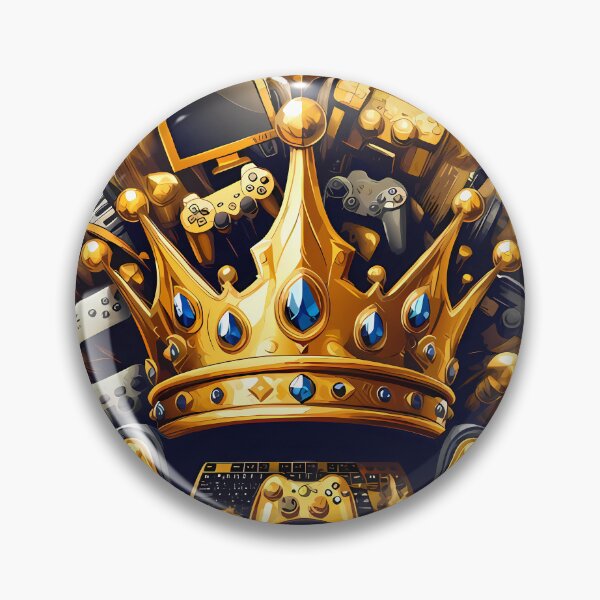 Aperçu de l'œuvre Illustration d'un trône et d'une couronne de royauté de jeu créée et vendue par DrawDrip.