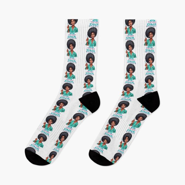 Item preview, Nursing Is My DNA | Proud Black Nurse Art designed and sold by Lulunza.