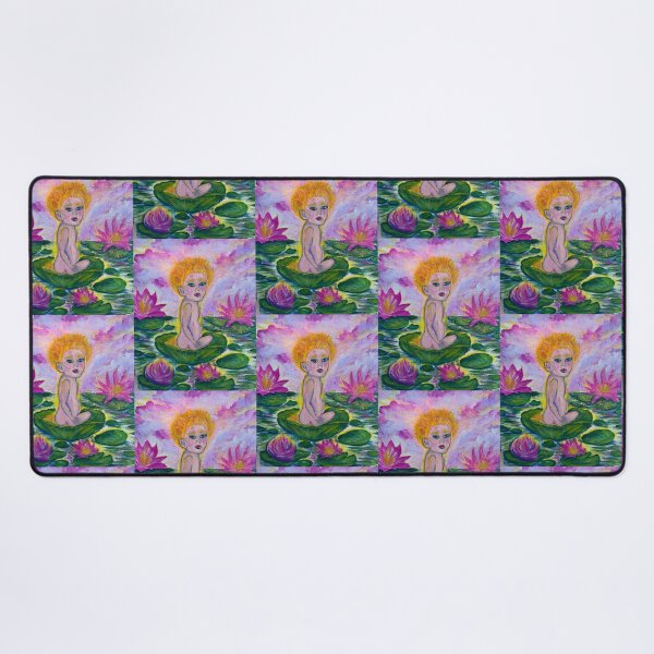 Item preview, Nature Baby – Child with Halo on a Lilypad  designed and sold by TrisaThyme.