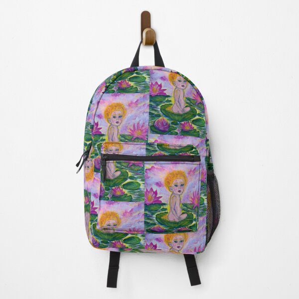 Item preview, Nature Baby – Child with Halo on a Lilypad designed and sold by TrisaThyme.