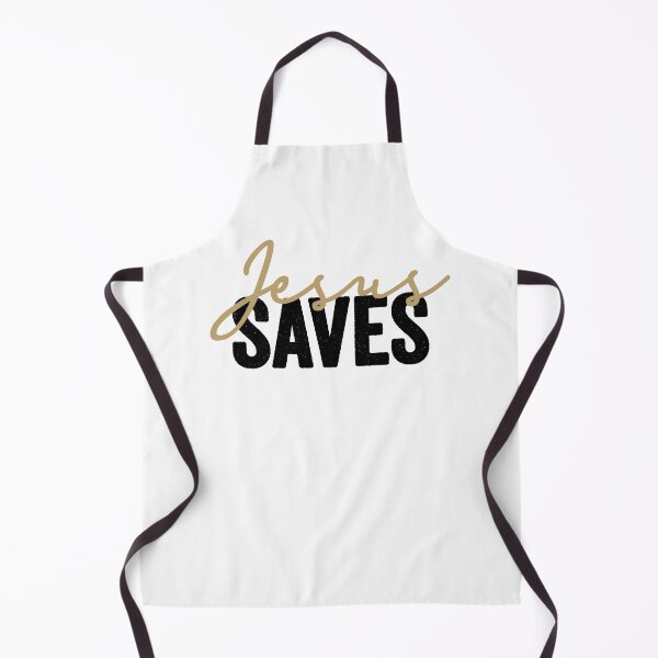 Item preview, Jesus Saves In The Colors Gold And Black designed and sold by Paulina Vanlife.