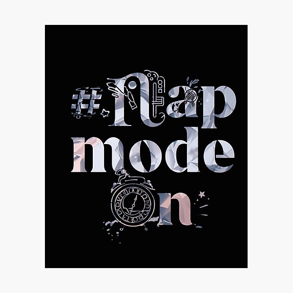 Item preview, Nap Mode On Funny Lazy Humor  designed and sold by Inkspaced.