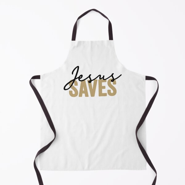Item preview, Jesus Saves In The Colors Black And Gold designed and sold by Paulina Vanlife.