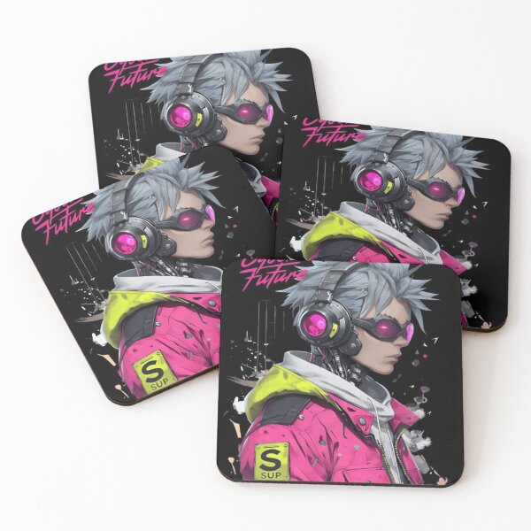 Item preview, Cyber Future – Neon Tech Warrior AI Artwork designed and sold by RadiantSoulArt.