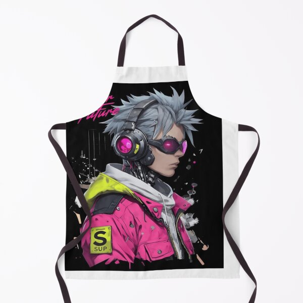 Item preview, Cyber Future – Neon Tech Warrior AI Artwork designed and sold by RadiantSoulArt.