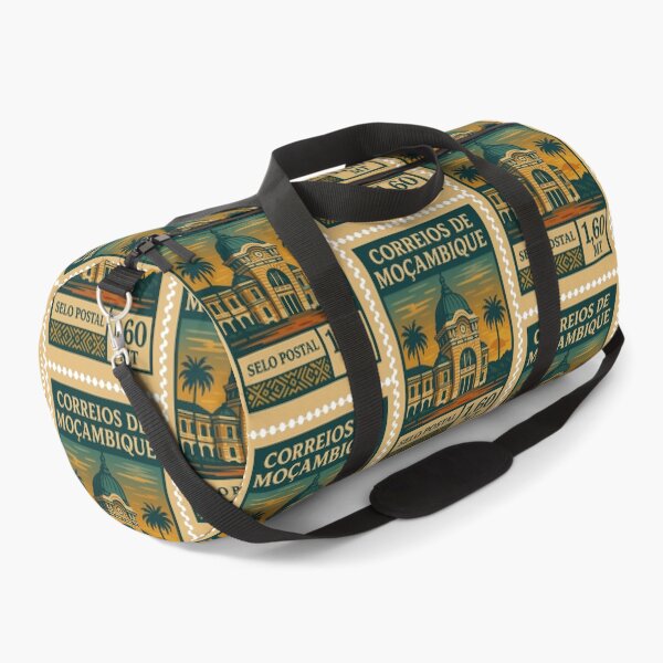 Item preview, Vintage Mozambique Postage Stamp – Maputo Railway Station Retro Travel Design designed and sold by Travellerz.
