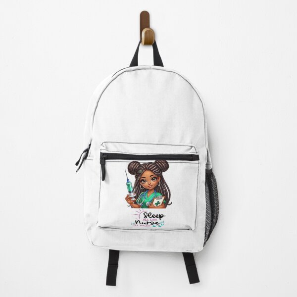 Item preview, Sleep All Day Nurse All Night | Funny Black Nurse Art designed and sold by Lulunza.