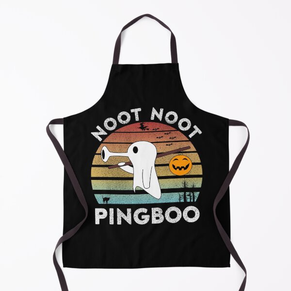 Item preview, Noot Noot Pingboo Vintage A Penguin Dressed As A Ghost Halloween Love designed and sold by Paulina Vanlife.
