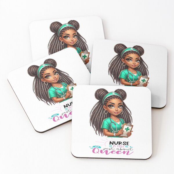 Item preview, Nurse Queen | Black Nurse Empowerment Illustration designed and sold by Lulunza.