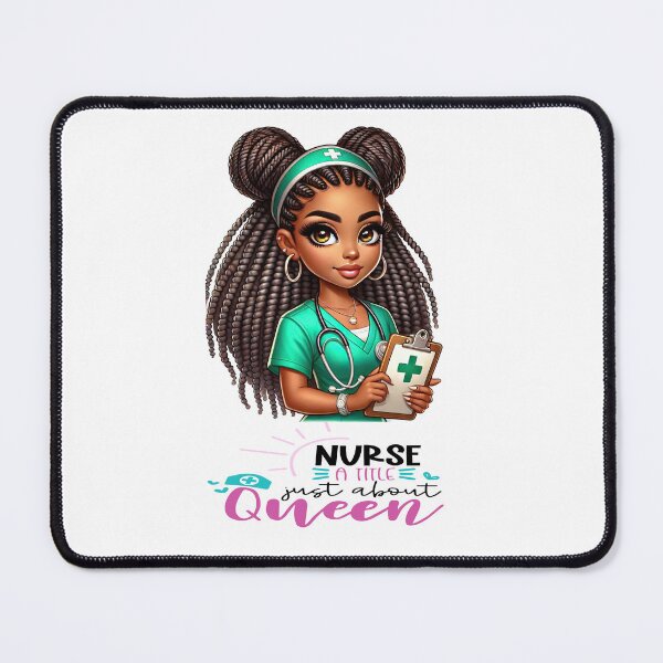 Item preview, Nurse Queen | Black Nurse Empowerment Illustration designed and sold by Lulunza.