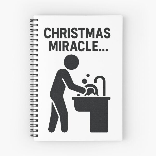 Item preview, Christmas Miracle Man Doing Dishes designed and sold by kAdam5.