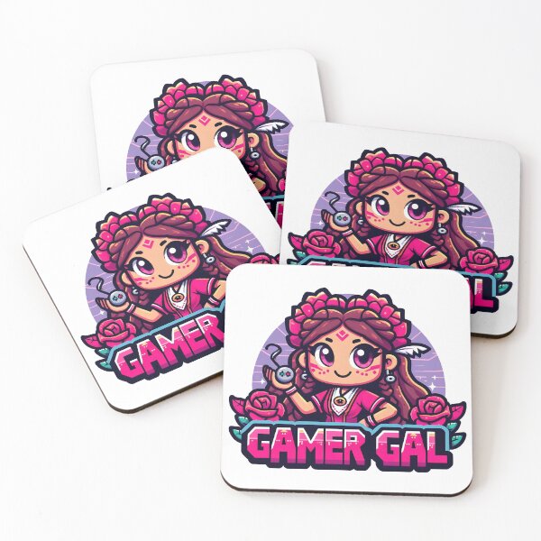 Item preview, Gamer Gal Retro Cartoon Style Design. designed and sold by The-T-In-Retro.