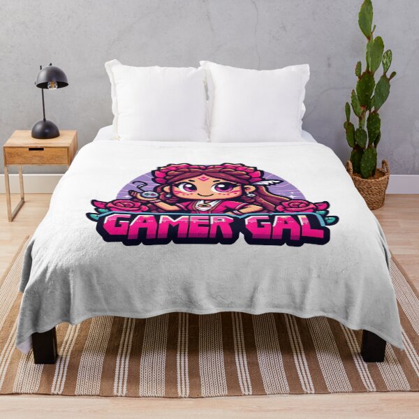 Item preview, Gamer Gal Retro Cartoon Style Design. designed and sold by The-T-In-Retro.