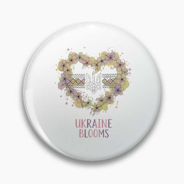 Item preview, Ukraine Blooms: Floral Trident Art designed and sold by RGShirtWorks.