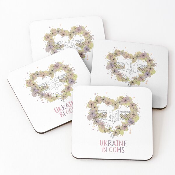 Item preview, Ukraine Blooms: Floral Trident Art designed and sold by RGShirtWorks.