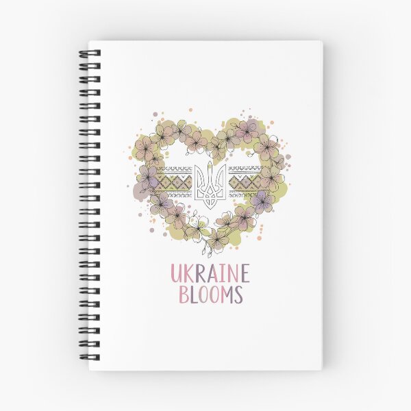 Item preview, Ukraine Blooms: Floral Trident Art designed and sold by RGShirtWorks.
