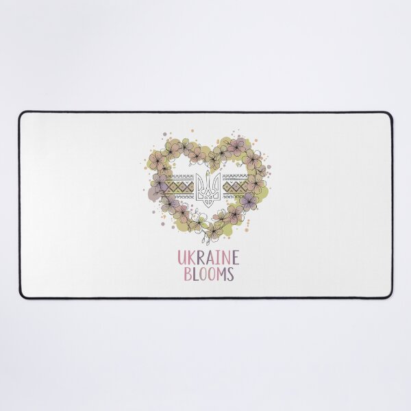 Item preview, Ukraine Blooms: Floral Trident Art designed and sold by RGShirtWorks.