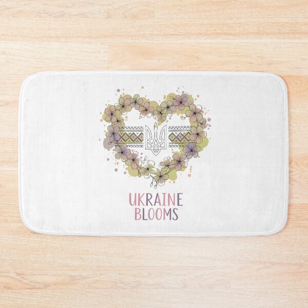 Item preview, Ukraine Blooms: Floral Trident Art designed and sold by RGShirtWorks.