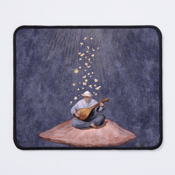 Item preview, Mushroom Lute Song designed and sold by SporeandCanvas.