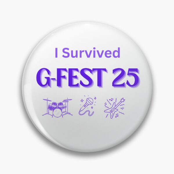 Item preview, I survived G-Fest 25 - Design 1 designed and sold by SoSorryNotSorry.