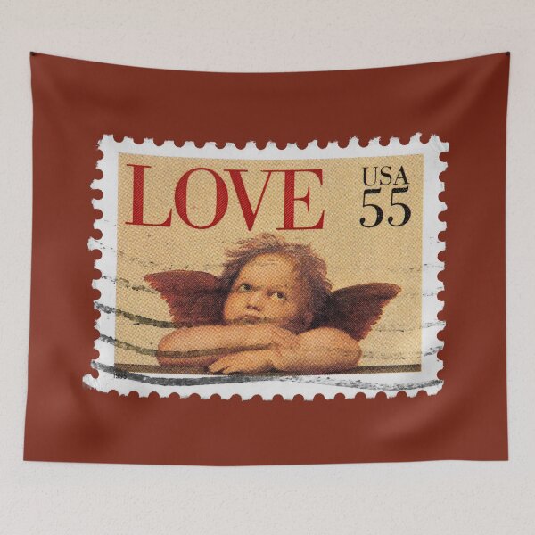 Item preview, USA Love Postage Stamp  designed and sold by Sketch-Shack.