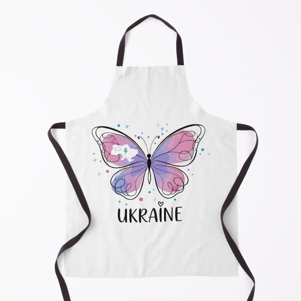Item preview, Artistic Butterfly with Ukraine Silhouette and Storm designed and sold by ML-Media.