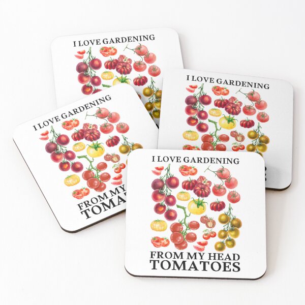 Item preview, I LOVE GARDENING FROM MY HEAD TOMATOES, Vegetable garden designed and sold by FlexiPrints.