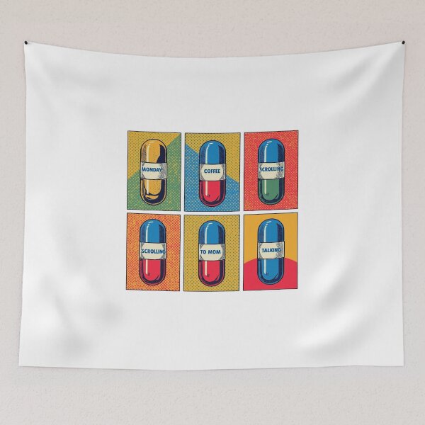 Item preview, Daily Dose of Life Pop Art Pills designed and sold by RDproject.