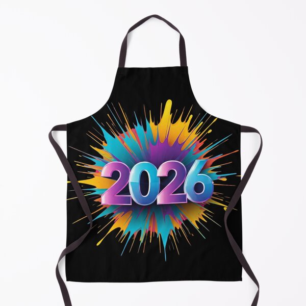 Item preview, Vibrant 3D 2026 Celebration Numbers with Colorful Paint Splash Background designed and sold by PixelVibe782.