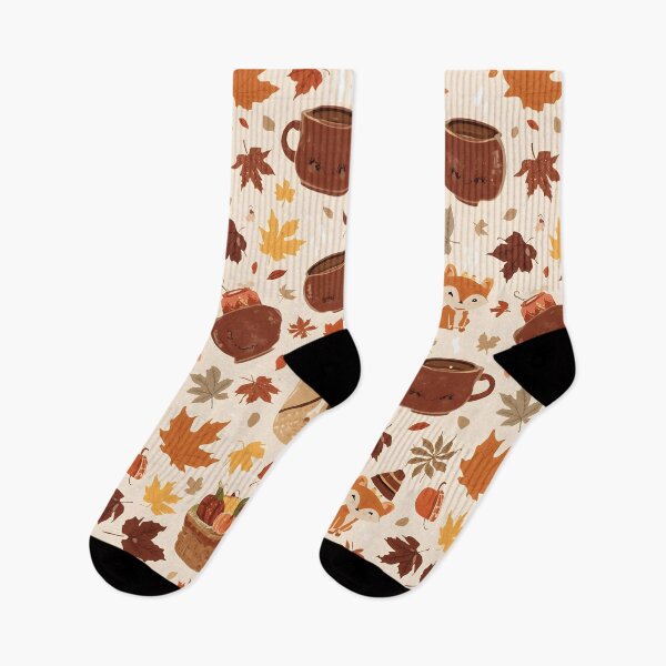 Item preview, Adorable Happy Mug and Autumn Fox Seamless Pattern for Cozy Fall Vibes designed and sold by MoonlitDoodles1.