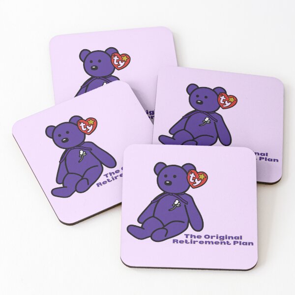 Item preview, The Original Retirement Plan – Nostalgic Beanie Bear Parody Design designed and sold by SimplyJasper.