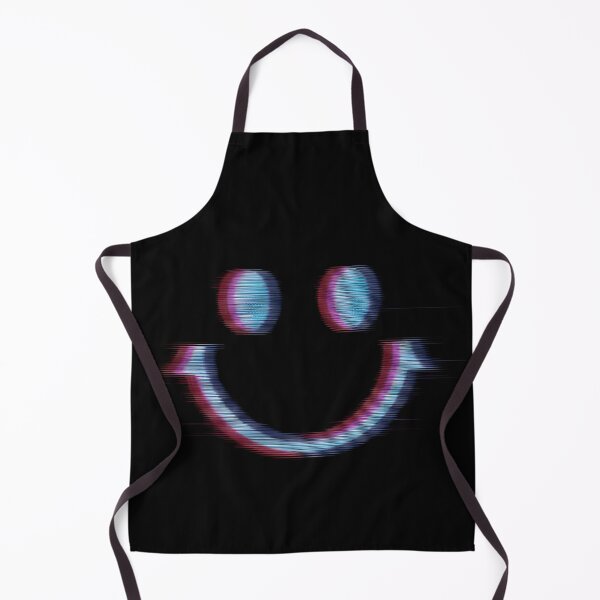 Item preview, Glitchy smiley face, hot pink and cyan 1 designed and sold by Neon G.
