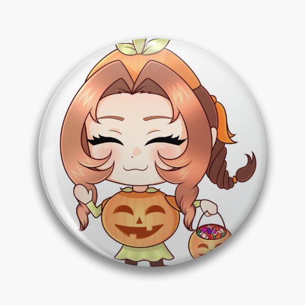 Item preview, Pumpkin Halloween Aerith designed and sold by RyMoltArt.
