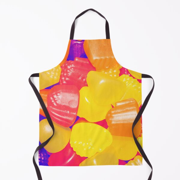 Aperçu de l'œuvre Motif photographique de bonbons gélifiés tropicaux Jujube créée et vendue par patternsoup.