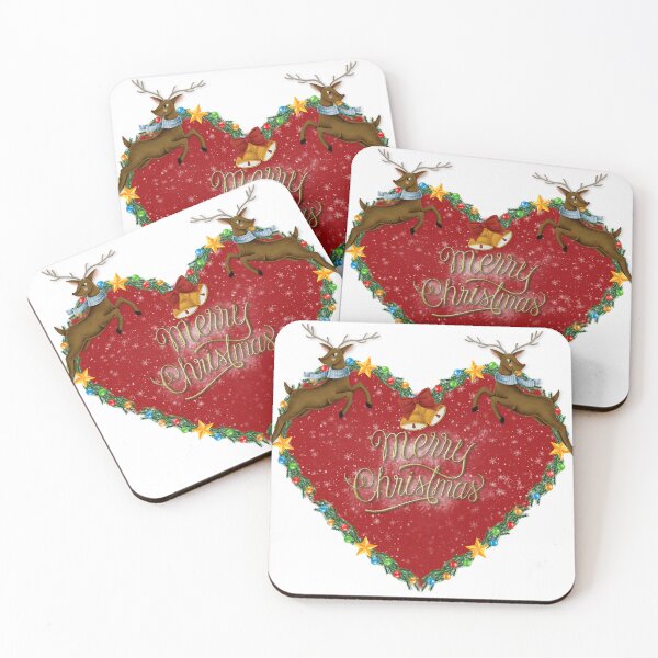 Item preview, Merry Christmas Heart - Festive Typography Red Design designed and sold by Uncoeur-Bangkok.