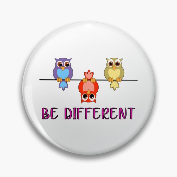 Item preview, Be Different Owls Be Yourself Don't Pretend Self-Love designed and sold by Paulina Vanlife.