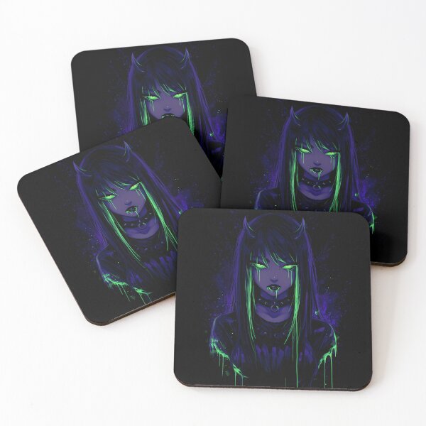 Item preview, slime goth demon girl designed and sold by CursedbyLilith.