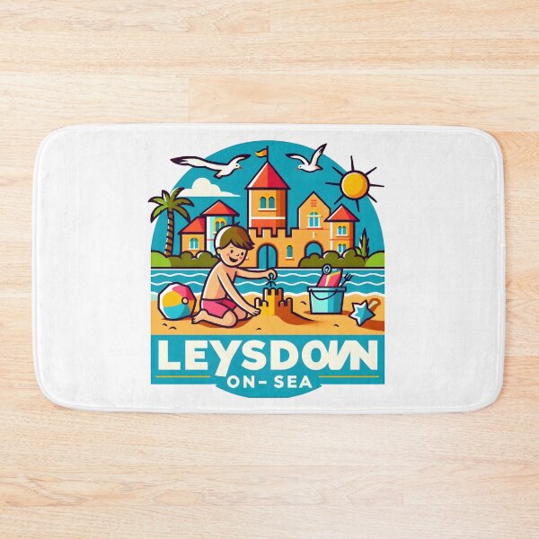 Item preview, Leysdown-on-Sea Retro Seaside Graphic. designed and sold by The-T-In-Retro.