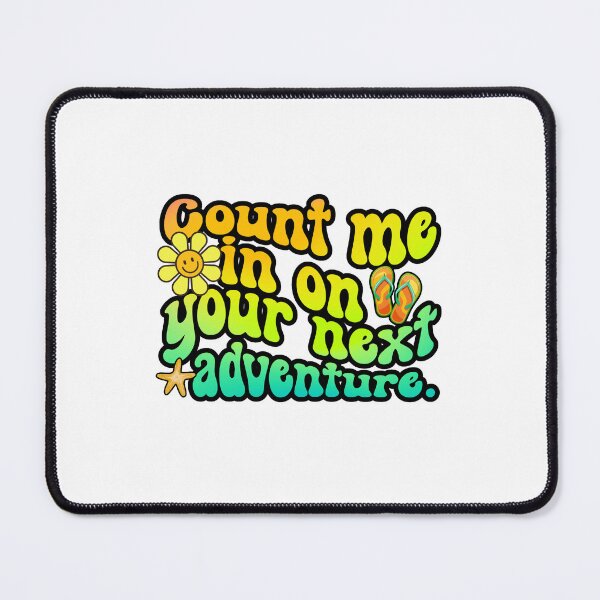 Item preview, Count Me In On Your Next Adventure - Retro Design - Beach Vibes designed and sold by Sun Sand & Sea Art.