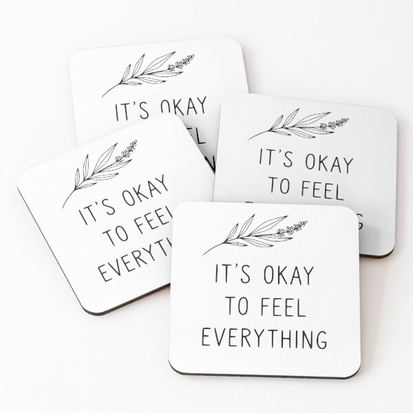 Item preview, “It’s Okay to Feel Everything” – Emotional Wellness Tee designed and sold by Mike Draws.