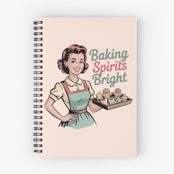 Item preview, Baking Spirits Bright – Vintage Retro Christmas designed and sold by WikaKowalczyk.
