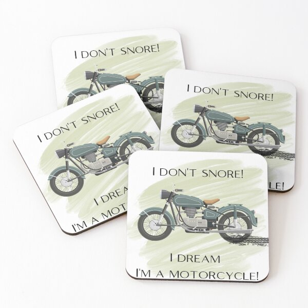 Item preview, I Don’t Snore, I Dream I’m a Motorcycle | Funny Biker Gift for Men & Women designed and sold by marta-print.