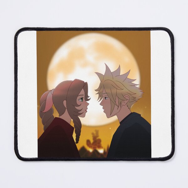 Item preview, Cloud and Aerith Halloween Moment designed and sold by RyMoltArt.