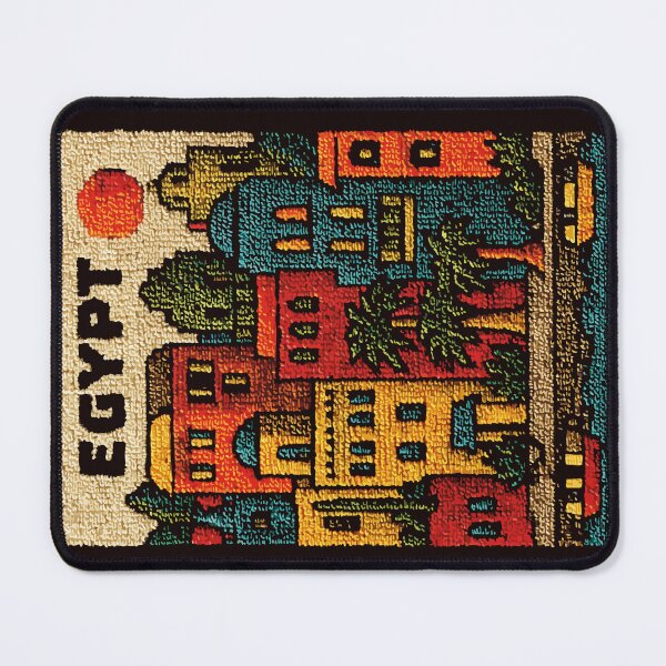 Item preview, Cairo Egypt Woven Folk Art Travel Poster designed and sold by TuncGK.